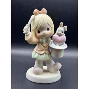 🎩 Precious Moments Magic of Kindness Bunny Girl PM Bisque Collectible 💖